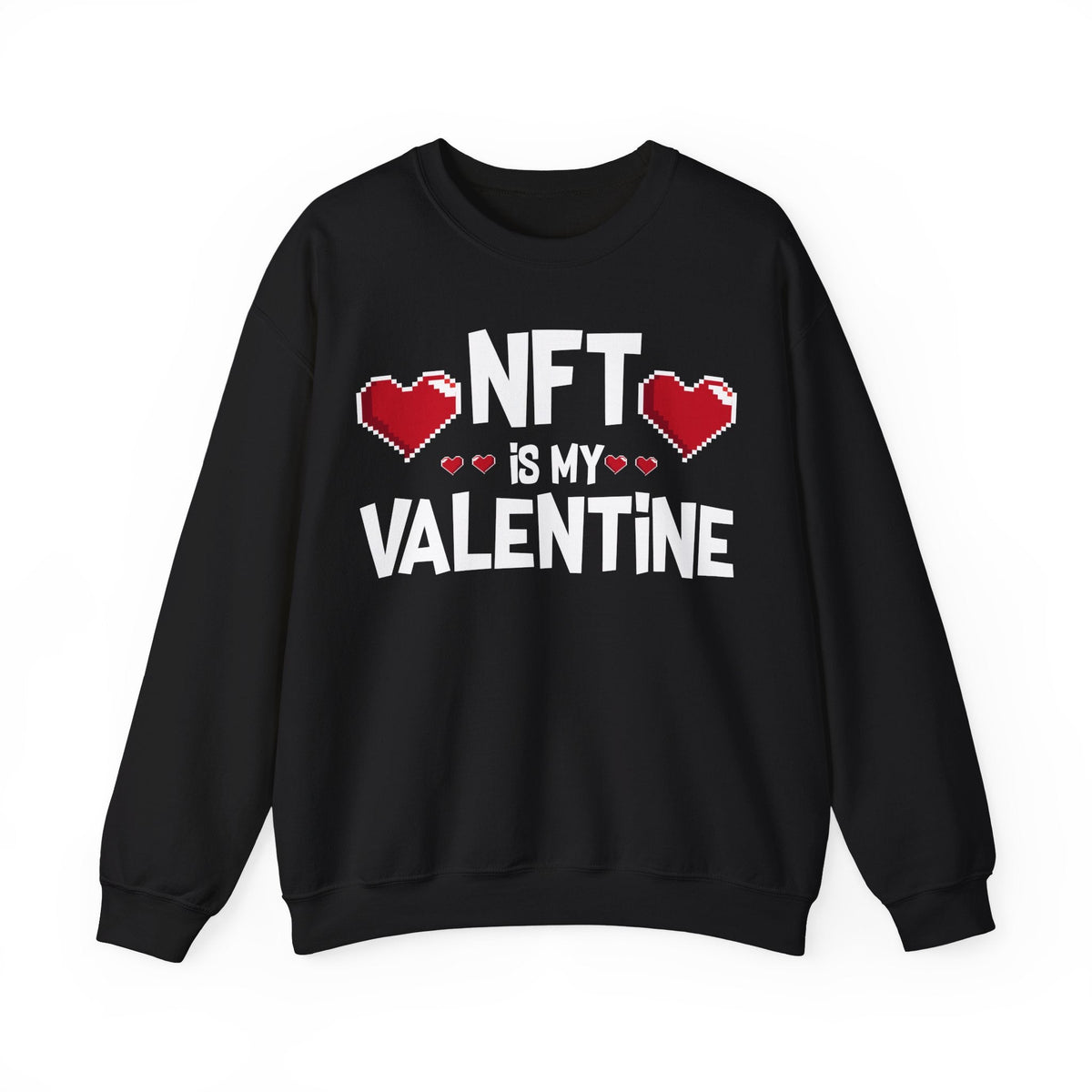 NFT Valentine Crypto Crewneck Sweatshirt – Cryptocurrency Shirt for Enthusiasts, Traders, and Meme Lovers