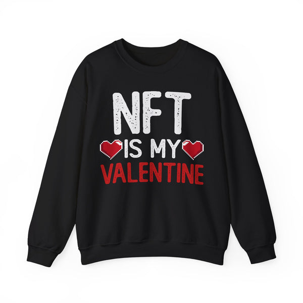 NFT Valentine Crypto Crewneck Sweatshirt – Cryptocurrency Shirt for Enthusiasts, Traders, and Meme Lovers