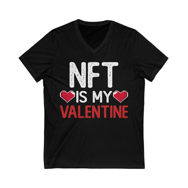 NFT Valentine Crypto V-Neck – Cryptocurrency Shirt for Enthusiasts, Traders, and Meme Lovers