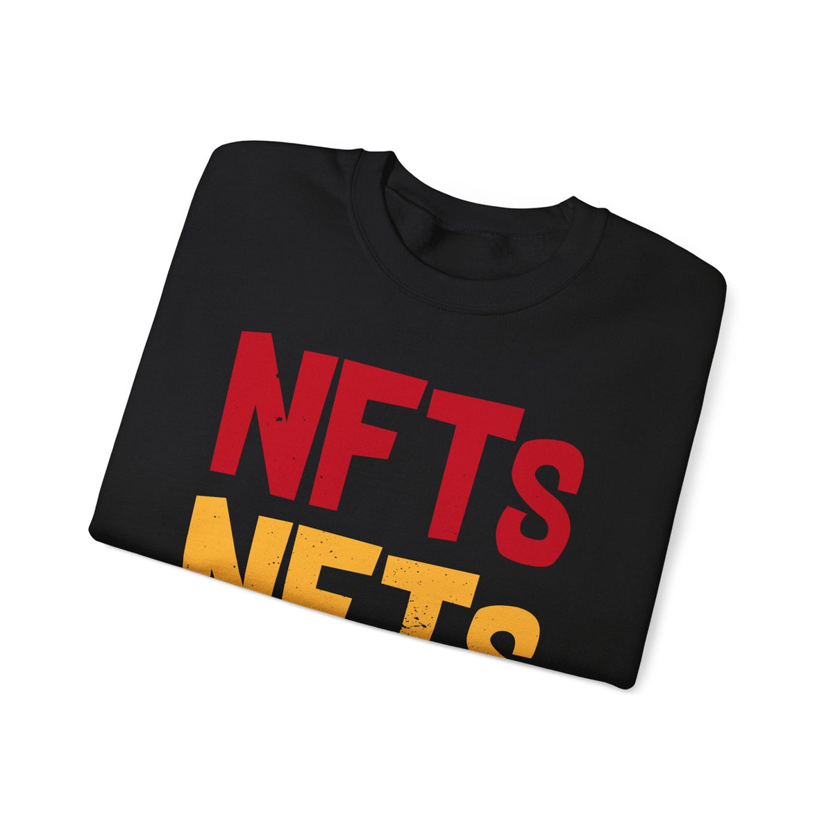 NFTs Graphic Crypto Crewneck Sweatshirt – Cryptocurrency Shirt for Enthusiasts, Traders, and Meme Lovers