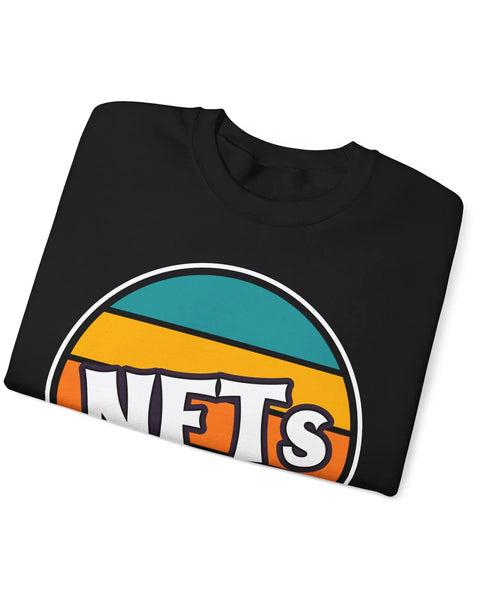 NFTs Logo Crypto Crewneck Sweatshirt For Crypto Enthusiasts And Meme Lovers