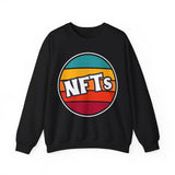 NFTs Logo Crypto Crewneck Sweatshirt – Cryptocurrency Shirt for Enthusiasts, Traders, and Meme Lovers