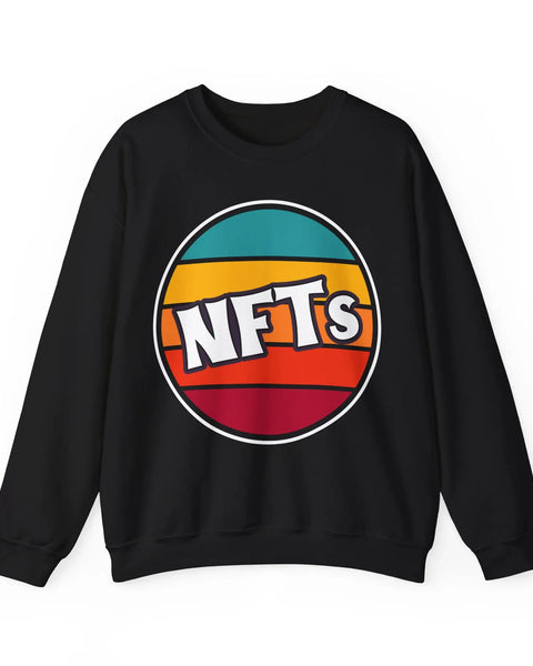 NFTs Logo Crypto Crewneck Sweatshirt For Crypto Enthusiasts And Meme Lovers