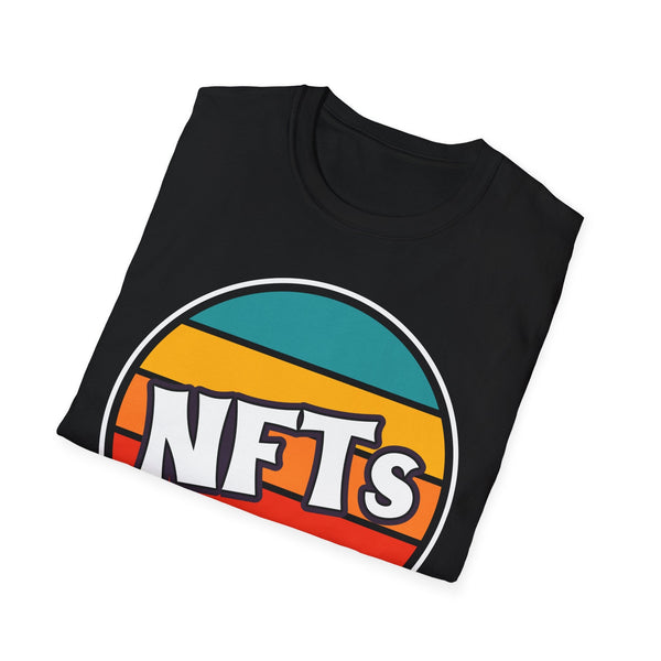 NFTs Logo Crypto T-Shirt – Cryptocurrency Shirt for Enthusiasts, Traders, and Meme Lovers