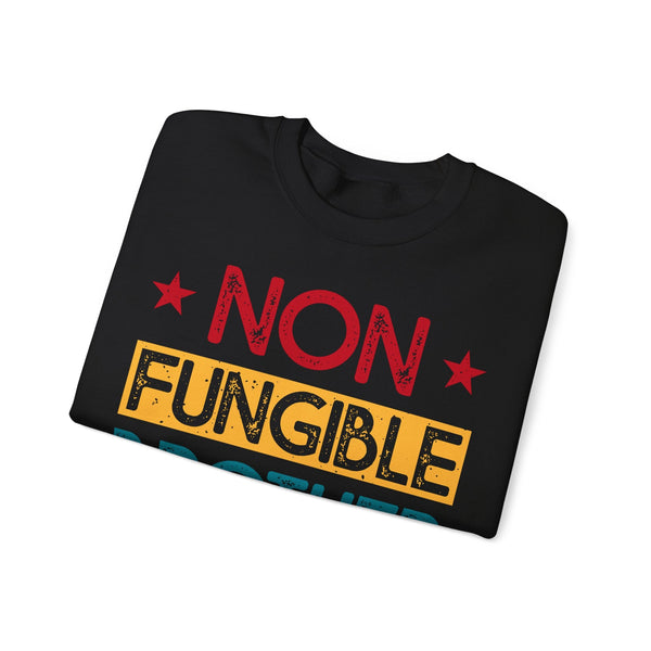 Non Fungible Brother Crypto Crewneck Sweatshirt – Cryptocurrency Shirt for Enthusiasts, Traders, and Meme Lovers