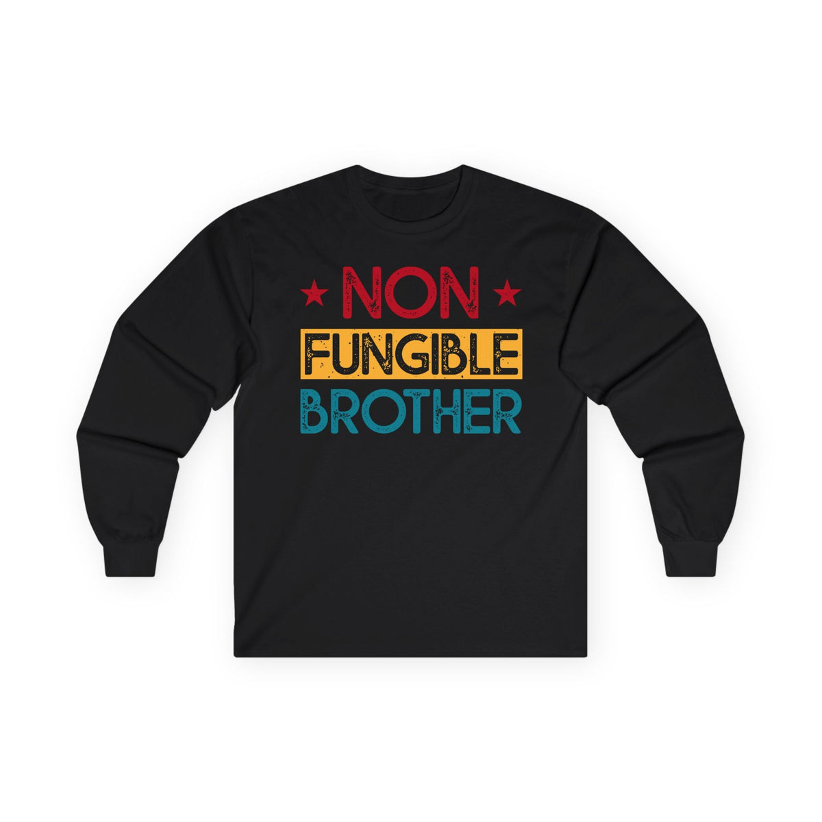 Non Fungible Brother Crypto Long Sleeve – Cryptocurrency Shirt for Enthusiasts, Traders, and Meme Lovers