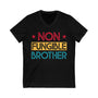 Non Fungible Brother Crypto V-Neck – Cryptocurrency Shirt for Enthusiasts, Traders, and Meme Lovers