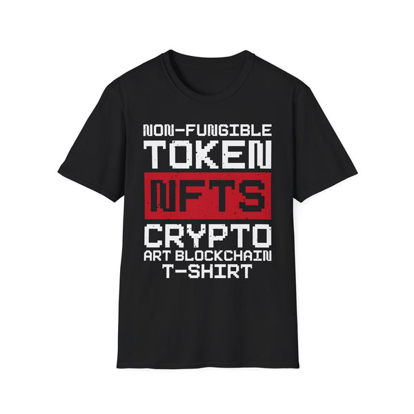 Non-Fungible Token Crypto Art Crypto T-Shirt – Cryptocurrency Shirt for Enthusiasts, Traders, and Meme Lovers