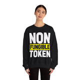 Non Fungible Token Crypto Crewneck Sweatshirt – Cryptocurrency Shirt for Enthusiasts, Traders, and Meme Lovers