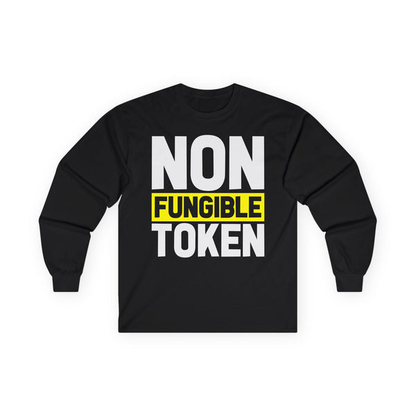 Non Fungible Token Crypto Long Sleeve – Cryptocurrency Shirt for Enthusiasts, Traders, and Meme Lovers