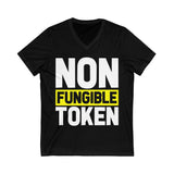 Non Fungible Token Crypto V-Neck – Cryptocurrency Shirt for Enthusiasts, Traders, and Meme Lovers