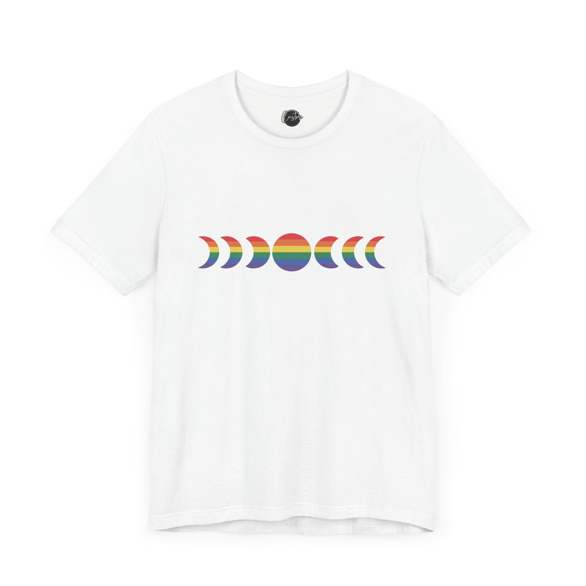Not a Phase - Rainbow Pride Tee | Equality Shirt | LGBTQ+ Support Apparel | Colorful Gay Pride T-Shirt | Inclusive