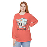 #NurseLife Halloween Long Sleeve T-Shirt - Skull and Medical Supplies Graphic Tee