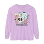 #NurseLife Halloween Long Sleeve T-Shirt - Skull and Medical Supplies Graphic Tee