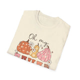 Oh My Gourd T-Shirt - Funny Fall Graphic Tee - Pumpkin Lover's Shirt - Cozy Autumn Fashion