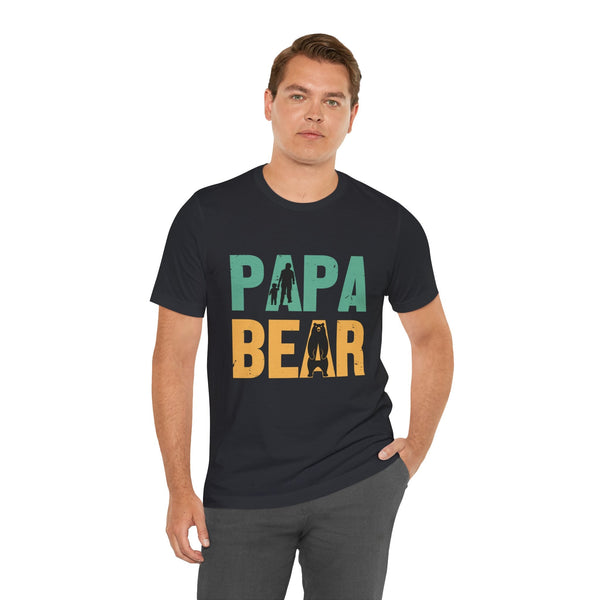 Papa Bear Short Sleeve Crew Neck T-Shirt