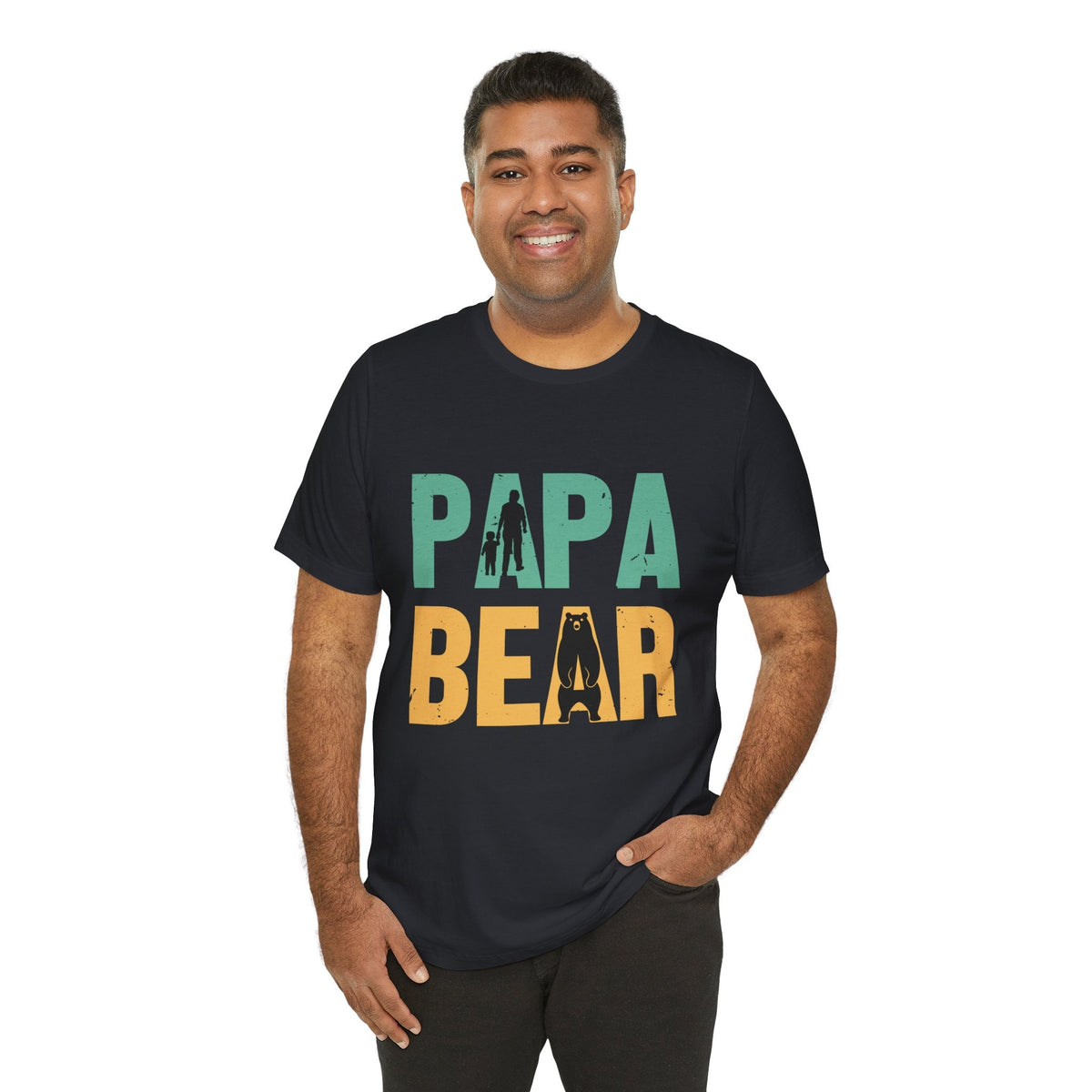 Papa Bear Short Sleeve Crew Neck T-Shirt