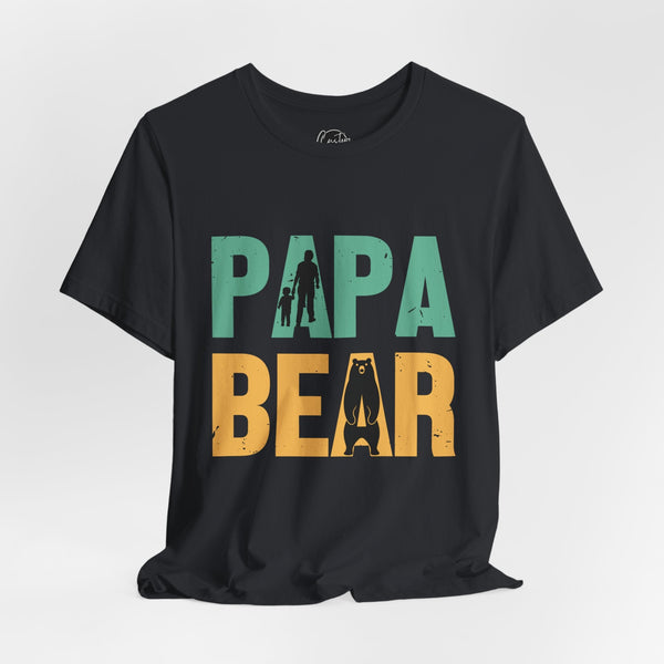 Papa Bear Short Sleeve Crew Neck T-Shirt