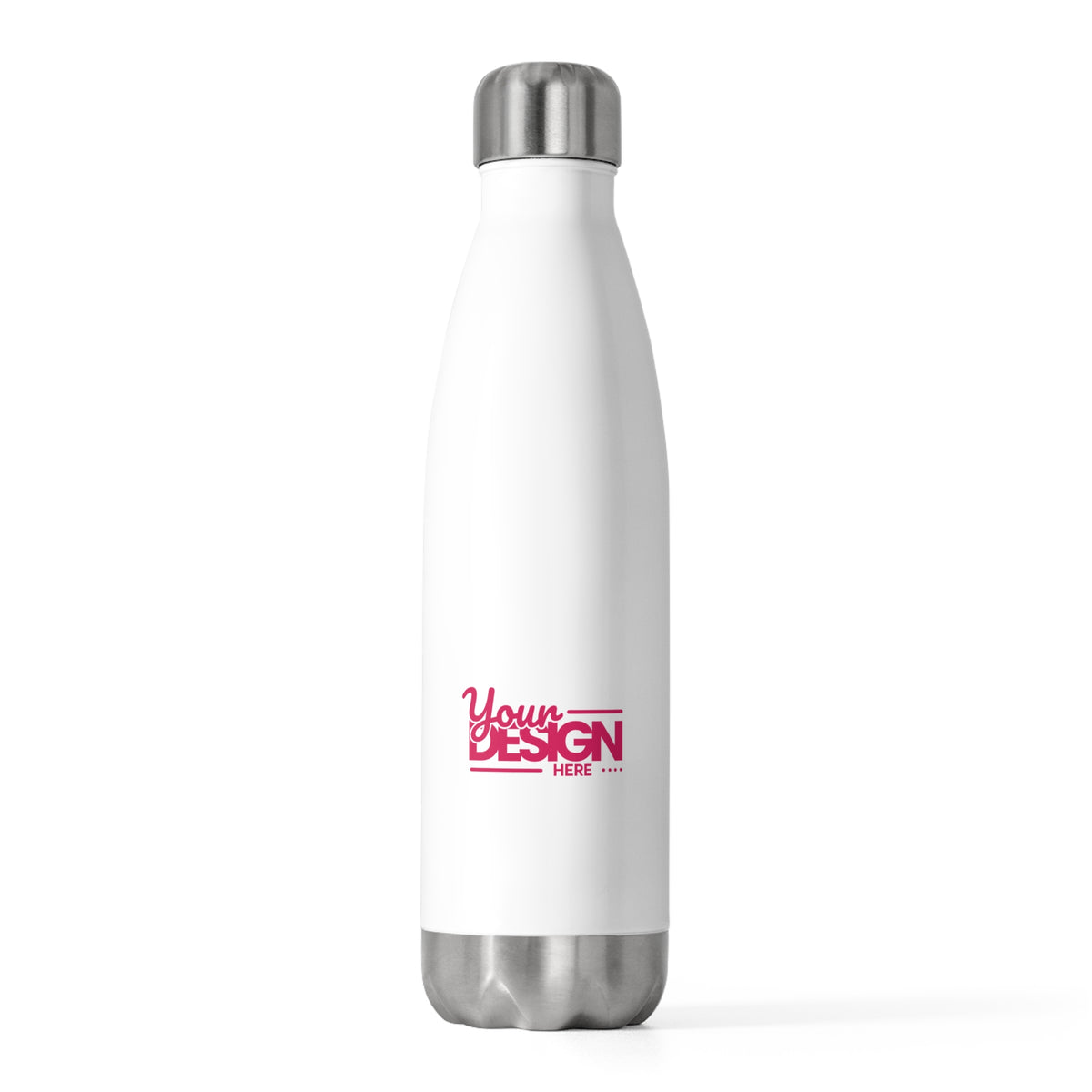 Personalized 20oz Insulated Water Bottle, Custom Stainless Steel Drinkware, Perfect Gift for Travel, Fitness, or Outdoor Enthusiasts