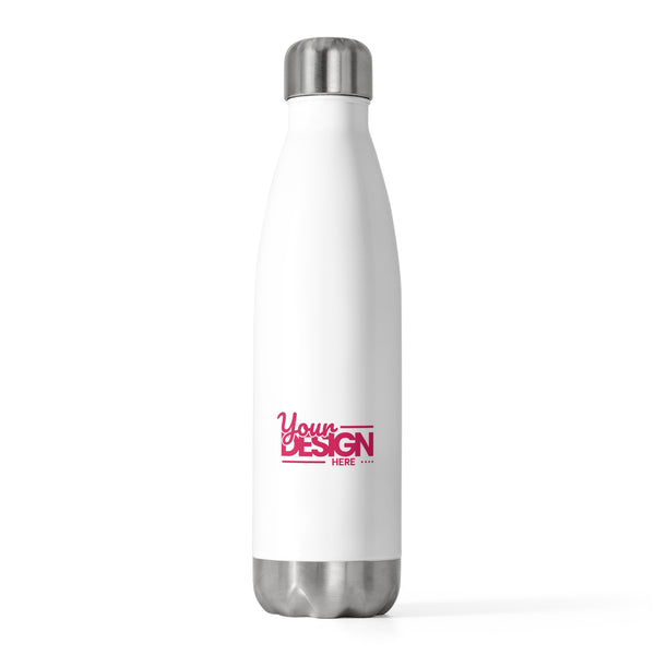 Personalized 20oz Insulated Water Bottle, Custom Stainless Steel Drinkware, Perfect Gift for Travel, Fitness, or Outdoor Enthusiasts