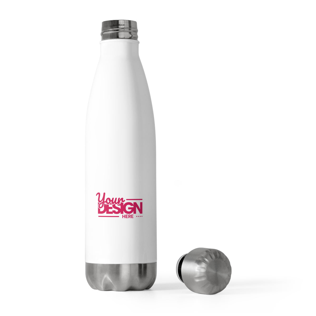 Personalized 20oz Insulated Water Bottle, Custom Stainless Steel Drinkware, Perfect Gift for Travel, Fitness, or Outdoor Enthusiasts