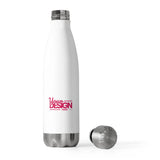 Personalized 20oz Insulated Water Bottle, Custom Stainless Steel Drinkware, Perfect Gift for Travel, Fitness, or Outdoor Enthusiasts