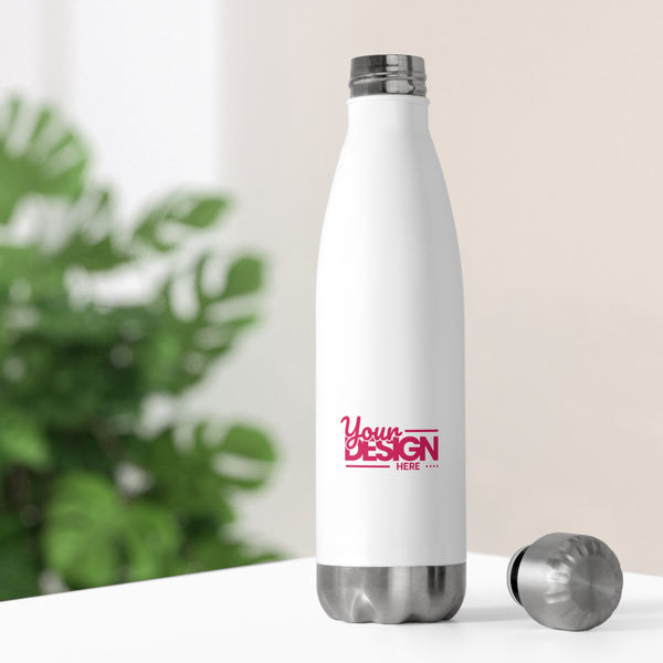 Personalized 20oz Insulated Water Bottle, Custom Stainless Steel Drinkware, Perfect Gift for Travel, Fitness, or Outdoor Enthusiasts