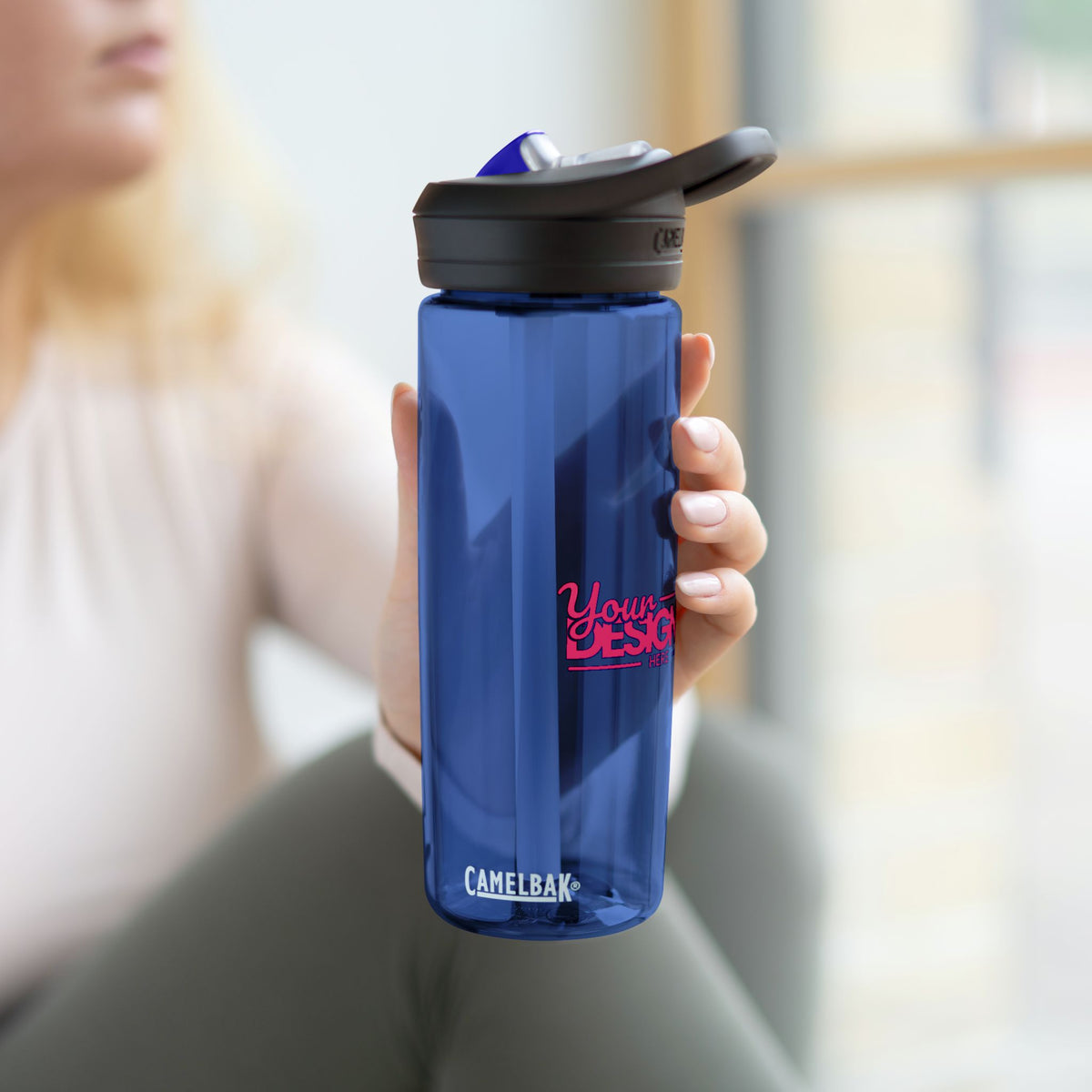 Personalized CamelBak Eddy® Water Bottle - Customizable Drinkware for Fitness, Outdoors, Yoga, Gift Ideas, Eco-Friendly Hydration