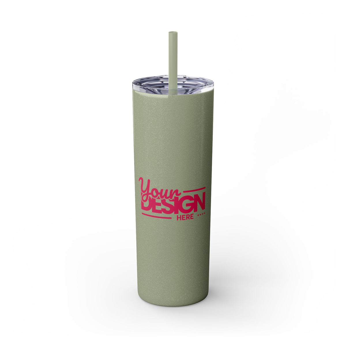 Personalized Skinny Tumbler with Straw, 20oz - Custom Travel Mug, Eco-Friendly Drinkware, Gift for Her, Stylish Hydration, Fun Party Favor