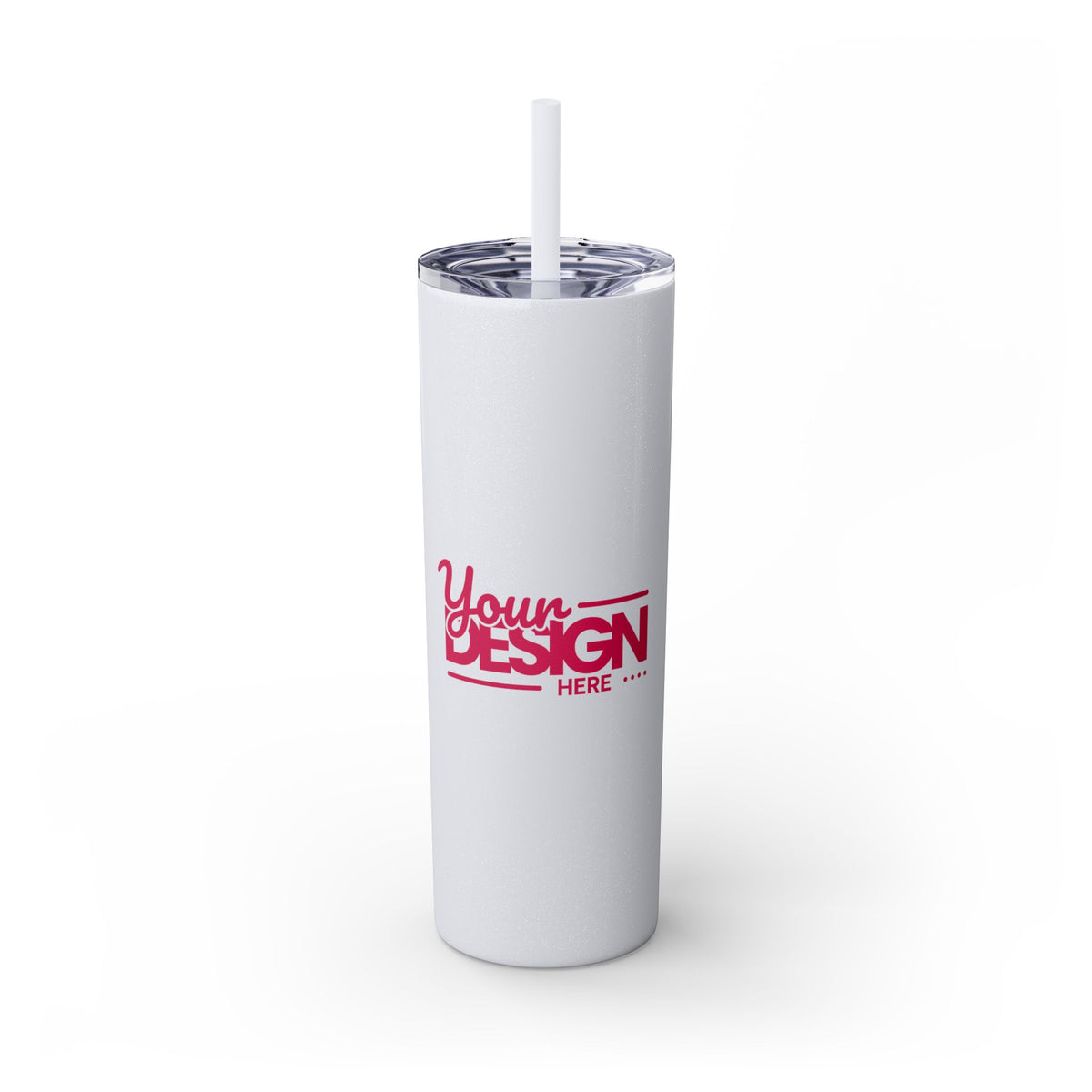 Personalized Skinny Tumbler with Straw, 20oz - Custom Travel Mug, Eco-Friendly Drinkware, Gift for Her, Stylish Hydration, Fun Party Favor