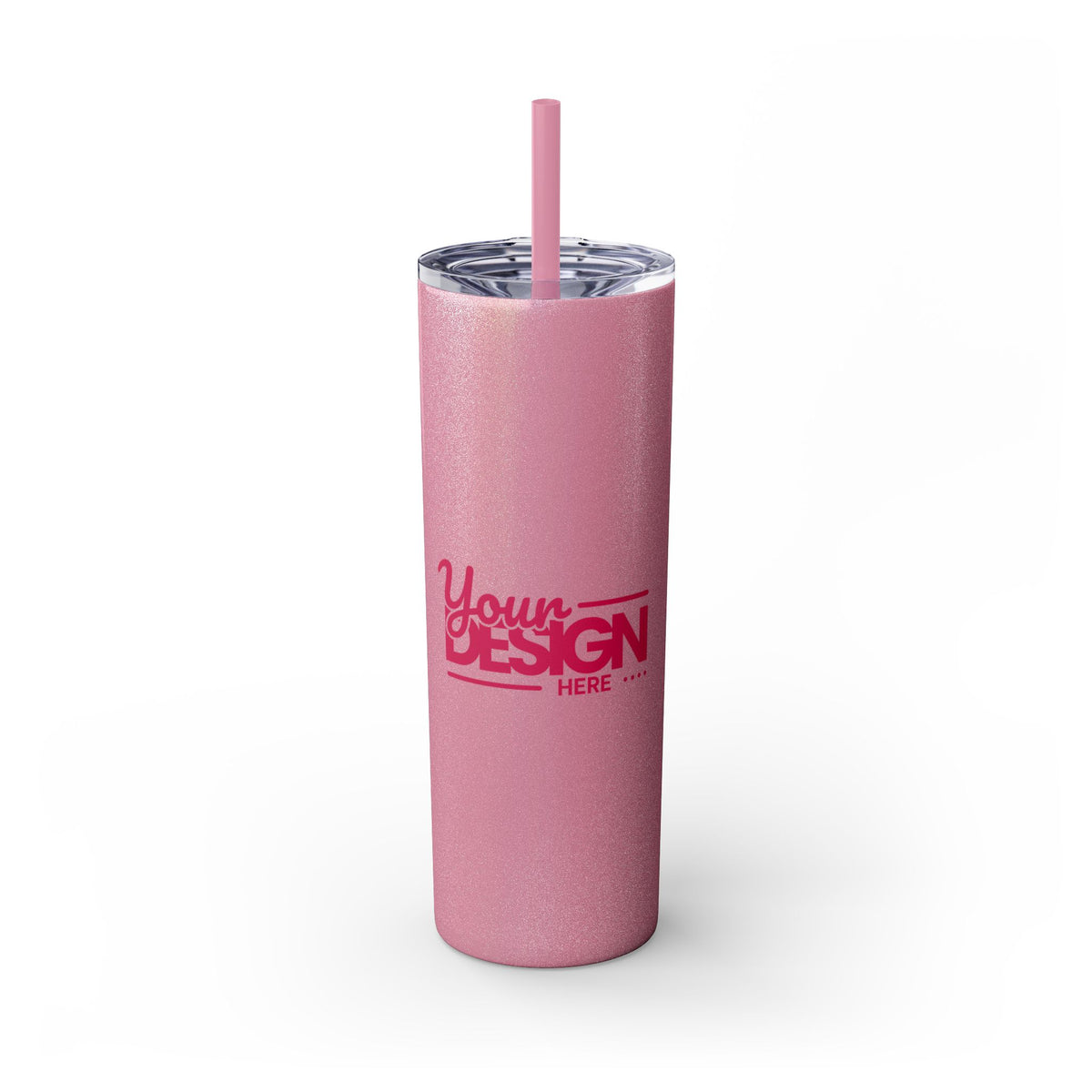 Personalized Skinny Tumbler with Straw, 20oz - Custom Travel Mug, Eco-Friendly Drinkware, Gift for Her, Stylish Hydration, Fun Party Favor