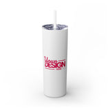 Personalized Skinny Tumbler with Straw, 20oz - Custom Travel Mug, Eco-Friendly Drinkware, Gift for Her, Stylish Hydration, Fun Party Favor