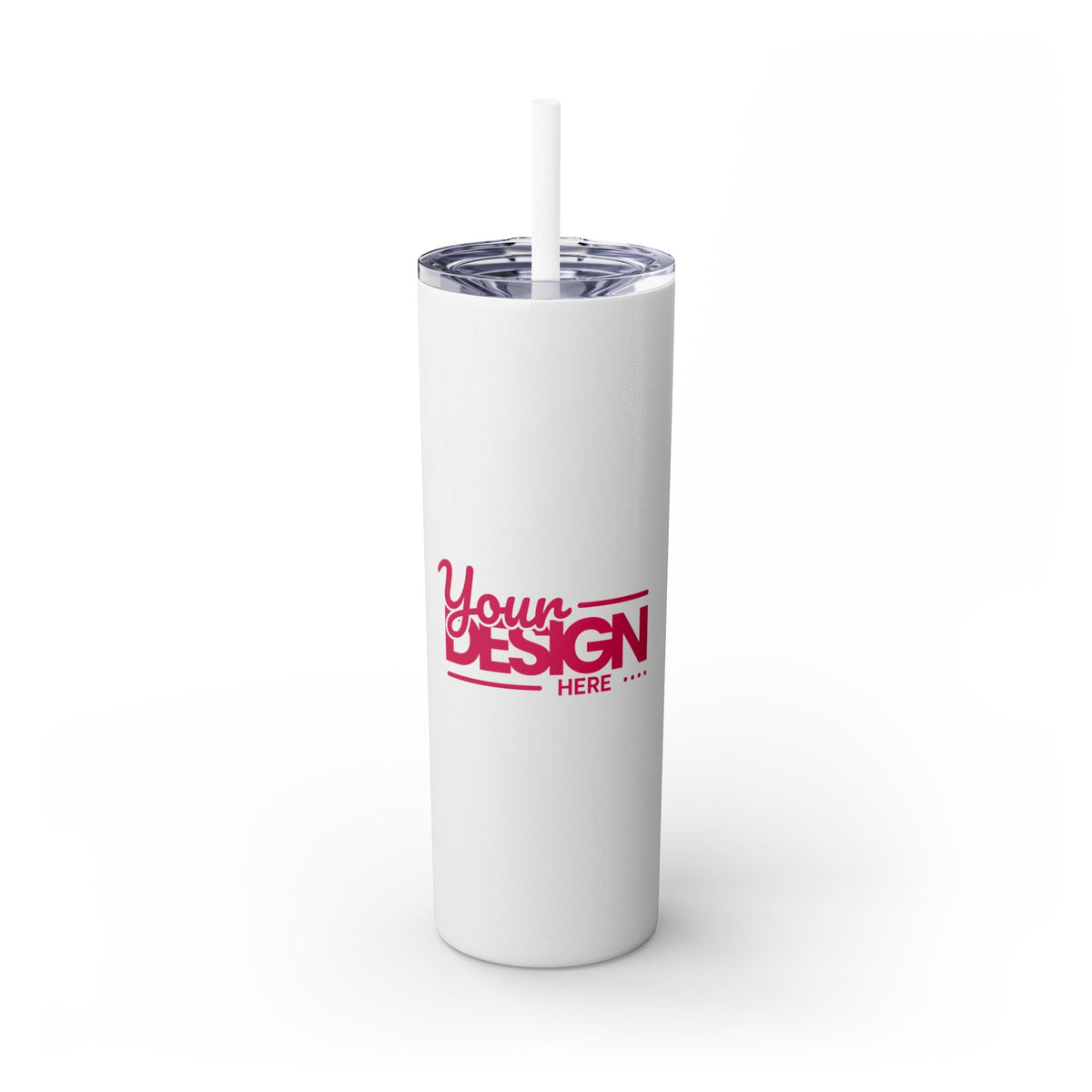 Personalized Skinny Tumbler with Straw, 20oz - Custom Travel Mug, Eco-Friendly Drinkware, Gift for Her, Stylish Hydration, Fun Party Favor