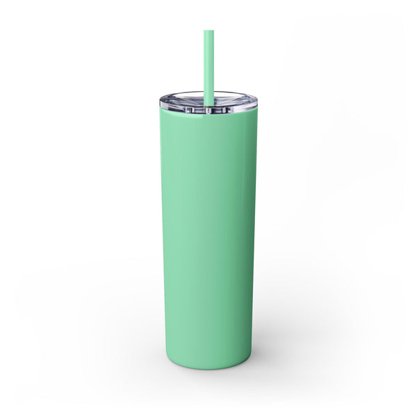 Personalized Skinny Tumbler with Straw, 20oz - Custom Travel Mug, Eco-Friendly Drinkware, Gift for Her, Stylish Hydration, Fun Party Favor