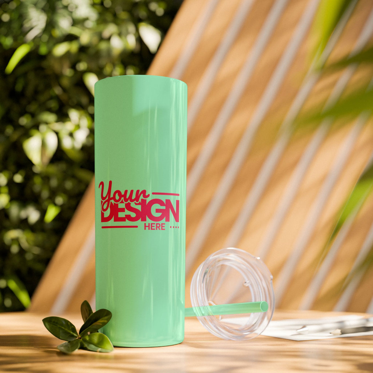 Personalized Skinny Tumbler with Straw, 20oz - Custom Travel Mug, Eco-Friendly Drinkware, Gift for Her, Stylish Hydration, Fun Party Favor