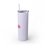Personalized Skinny Tumbler with Straw, 20oz - Custom Travel Mug, Eco-Friendly Drinkware, Gift for Her, Stylish Hydration, Fun Party Favor