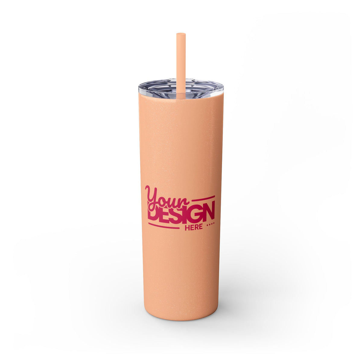Personalized Skinny Tumbler with Straw, 20oz - Custom Travel Mug, Eco-Friendly Drinkware, Gift for Her, Stylish Hydration, Fun Party Favor