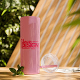 Personalized Skinny Tumbler with Straw, 20oz - Custom Travel Mug, Eco-Friendly Drinkware, Gift for Her, Stylish Hydration, Fun Party Favor