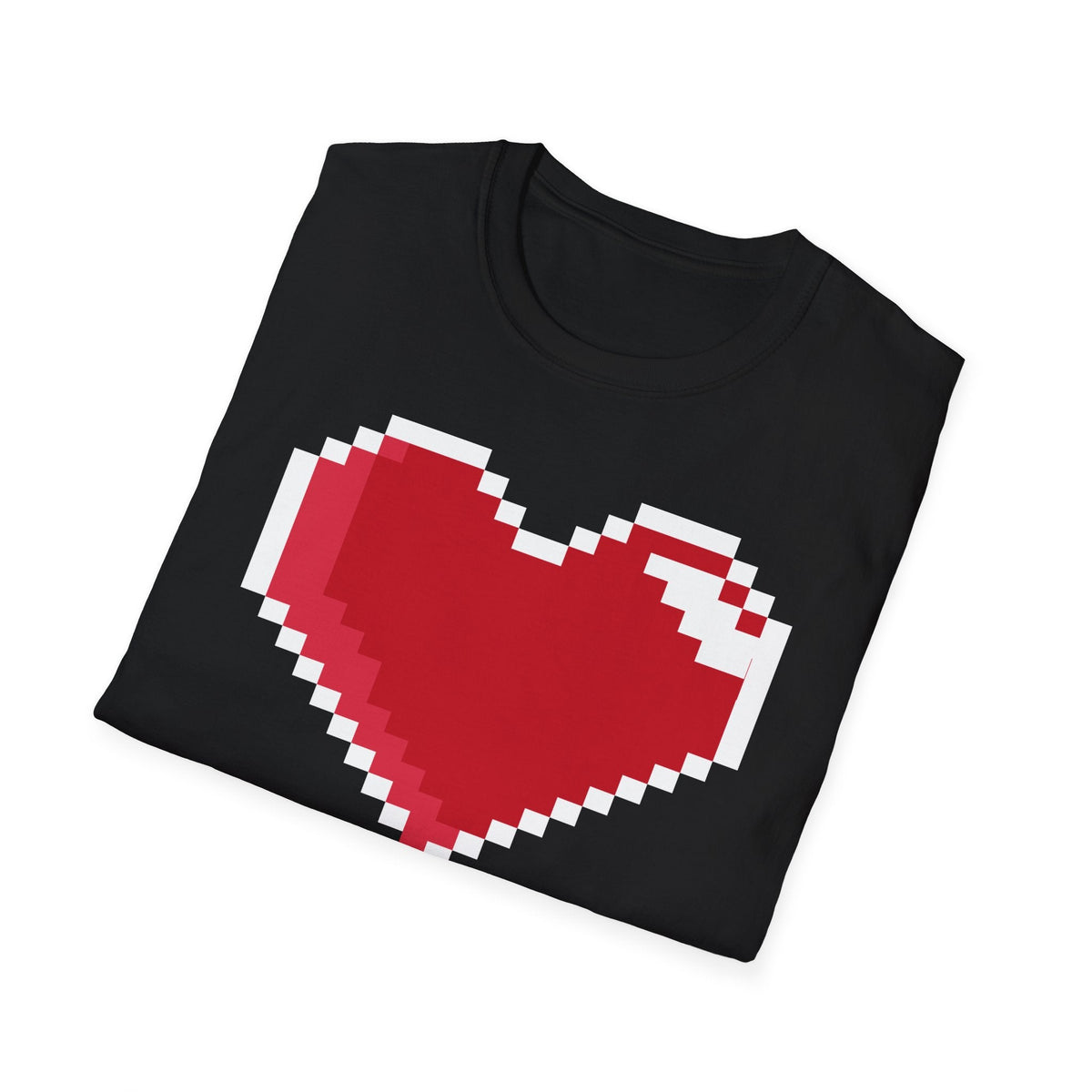 Pixel Heart NFT Crypto T-Shirt – Cryptocurrency Shirt for Enthusiasts, Traders, and Meme Lovers