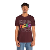 Pride LGBT T-Shirt - Rainbow Pride Tee | LGBTQ+ Equality Shirt | Gay Pride Apparel | Love is Love Clothing