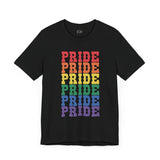 Pride - Rainbow Pride Tee | Equality Shirt | LGBTQ+ Support Apparel | Colorful Gay Pride T-Shirt | Inclusive Unisex Top