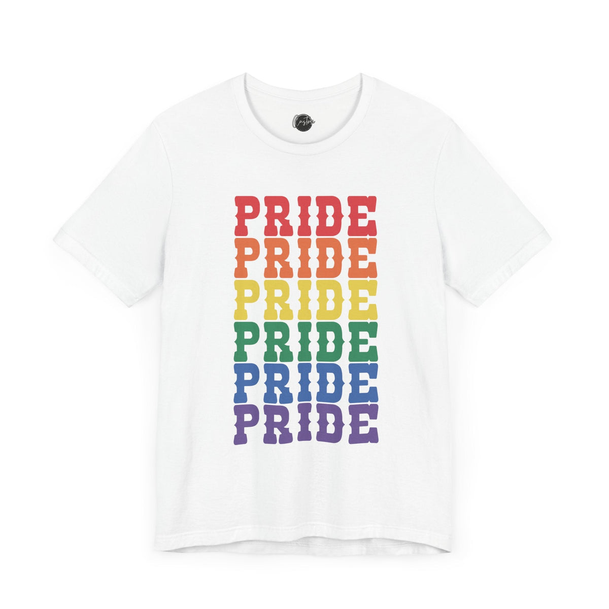 Pride - Rainbow Pride Tee | Equality Shirt | LGBTQ+ Support Apparel | Colorful Gay Pride T-Shirt | Inclusive Unisex Top