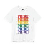 Pride - Rainbow Pride Tee | Equality Shirt | LGBTQ+ Support Apparel | Colorful Gay Pride T-Shirt | Inclusive Unisex Top