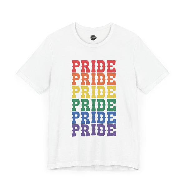 Pride - Rainbow Pride Tee | Equality Shirt | LGBTQ+ Support Apparel | Colorful Gay Pride T-Shirt | Inclusive Unisex Top