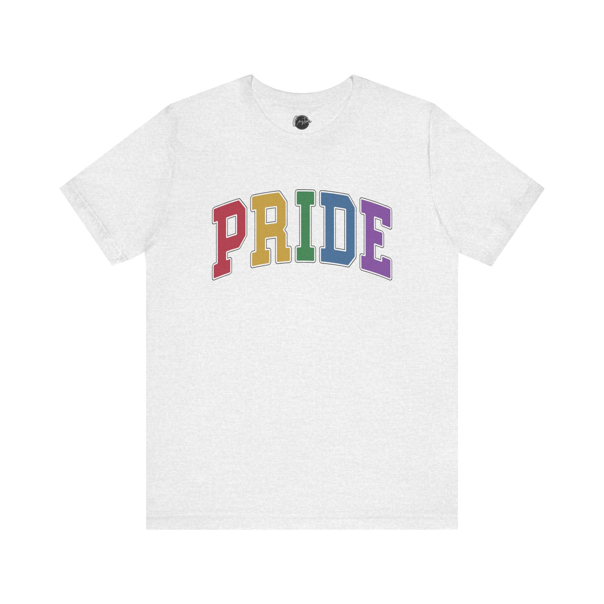 Pride Short Sleeve T-Shirt - Celebrate LGBTQ+ Equality - Vibrant Rainbow Design