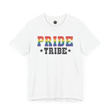 Pride Tribe - Rainbow Pride Tee | Equality Shirt | LGBTQ+ Support Apparel | Colorful Gay Pride T-Shirt | Inclusive