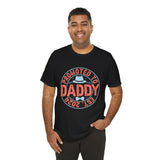 Promoted to Daddy - Dads T-Shirt, Fathers Day Shirt, Dad Birthday Gift, Cool Gift for Dads, Gift for Dad, Husband Gift,