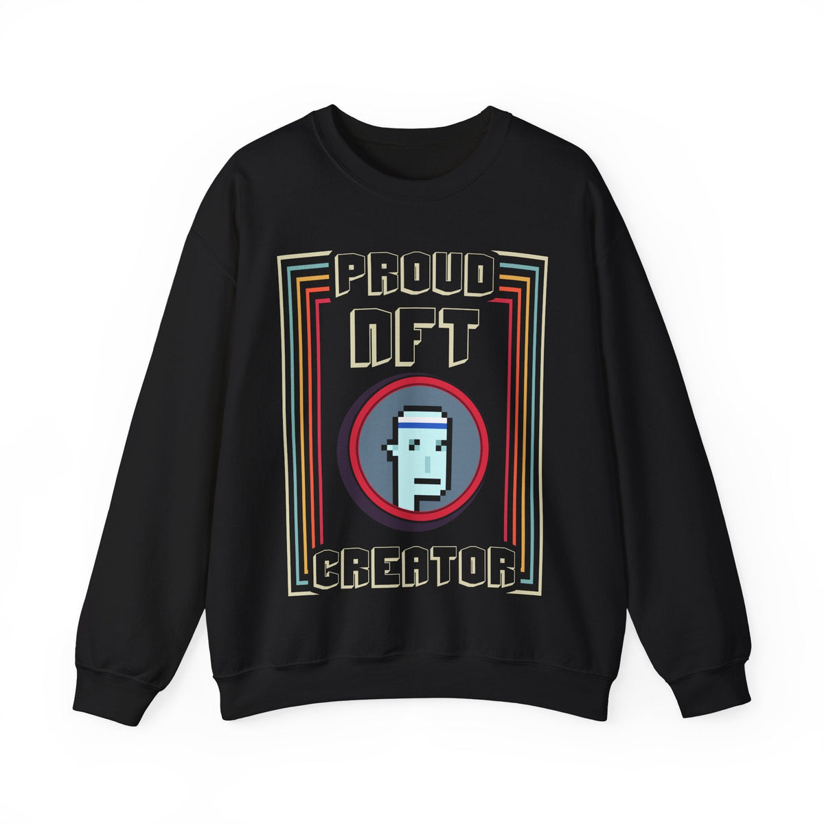 Proud NFT Creator Crypto Crewneck Sweatshirt – Cryptocurrency Shirt for Enthusiasts, Traders, and Meme Lovers