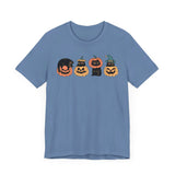 Pumpkin Cat Heads – Spooky Halloween Trio Graphic Tee