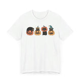 Pumpkin Cat Heads – Spooky Halloween Trio Graphic Tee